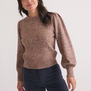 Marine Layer Alma Puff Sleeve Sweater Size XS like new